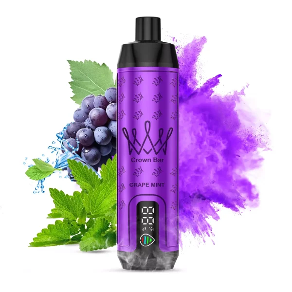 Al Fakhar Crown Bar 15000 Puffs Grape Mint1