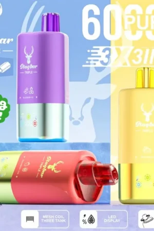 STAG BAR Triple 60K Puffs 3-in-1 Flavors Disposable Vape STAG BAR Triple 60K Puffs 3-in-1 Flavors Disposable Vape (EU Warehouse) - Image 4