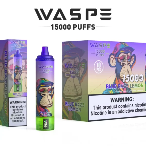 WASPE 15000 PUFFS Disposable Vape Blue-Razz-Lemon