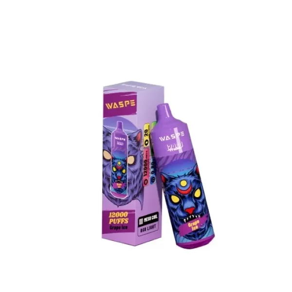 WASPE 12000 PUFFS Digital Box Disposable Vape Mixed Berries WASPE 12000