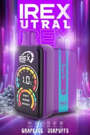 IREX URAL 35000 Puffs Disposable Vape IREX URAL 35k puffs Disposable Vape GRAPEACE