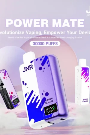 JNR PowerMate 30000 Puffs Vape JNR PowerMate 30000 puffs Vape 5000mAh Power Bank