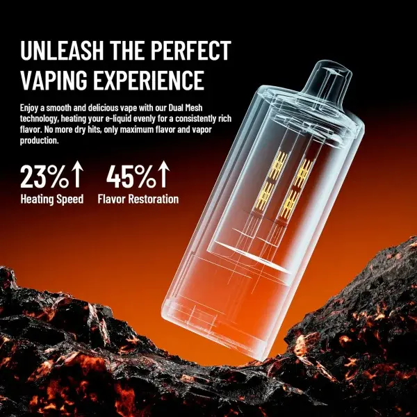 STAG BAR Pulse 35000 Puffs Disposable Vape STAG BAR Pulse 35000 Puffs Disposable Vape Function Display