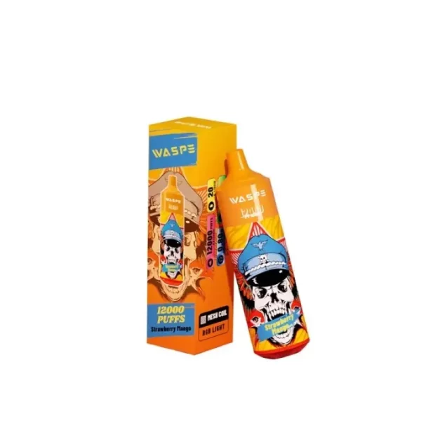 WASPE 12000 PUFFS Digital Box Disposable Vape Strawberry Mango WASPE 12000