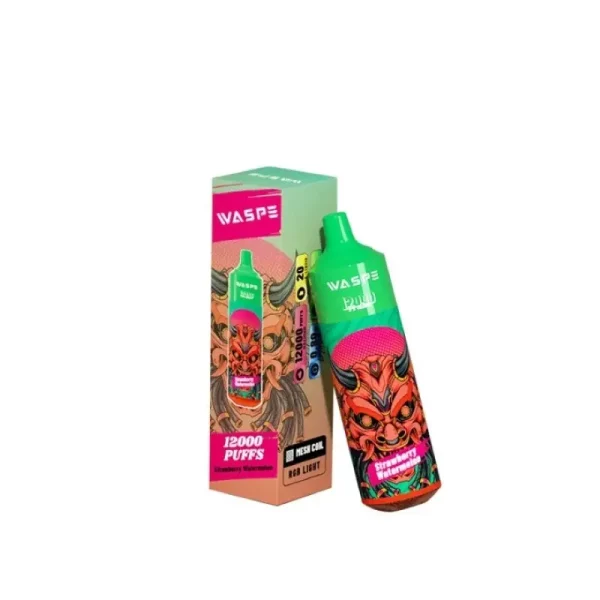 WASPE 12000 PUFFS Digital Box Disposable Vape Strawberry Watermelon WASPE 12000