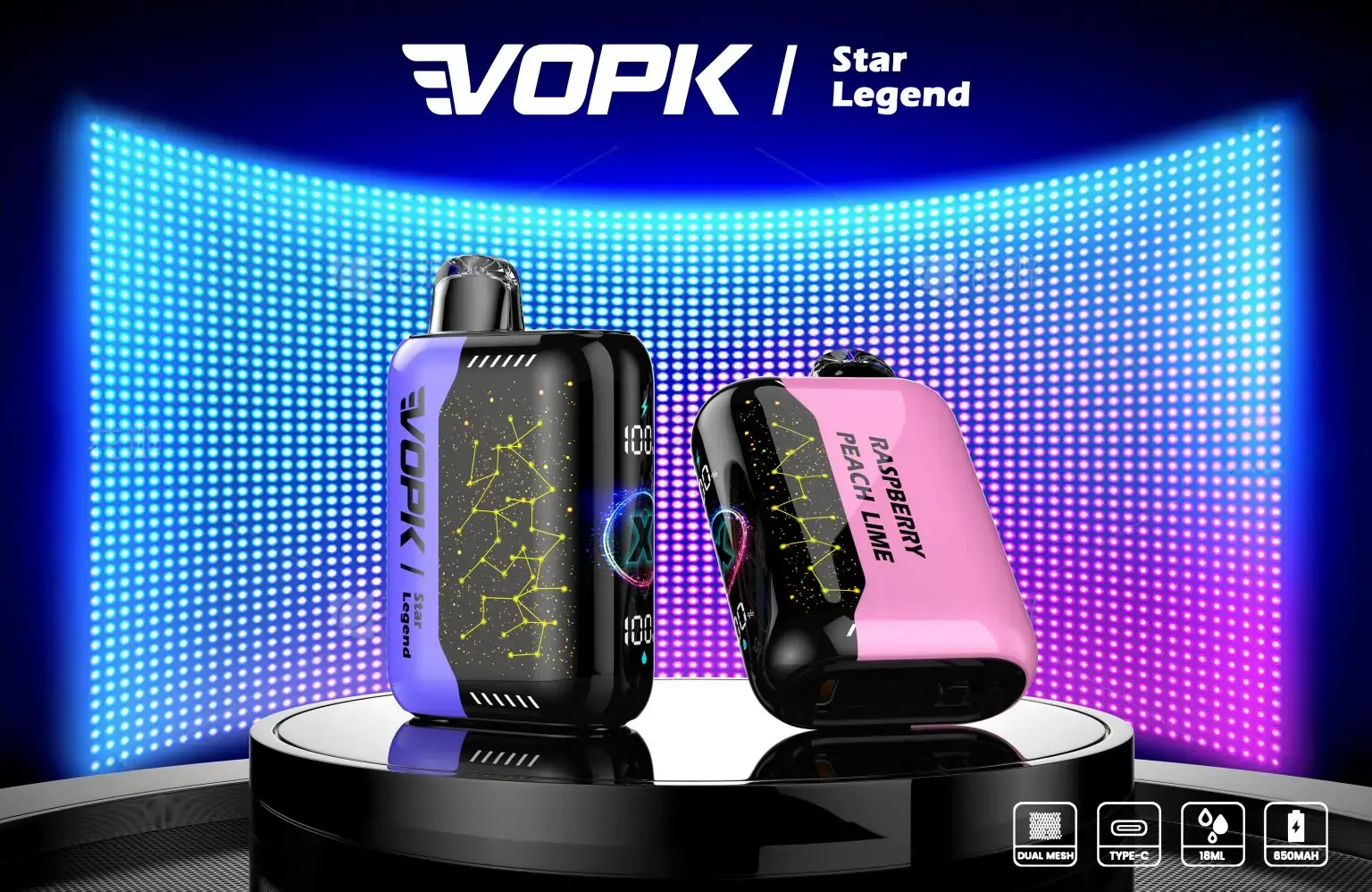 VOPK StarLenged 25000 PUFFS Disposable Vape