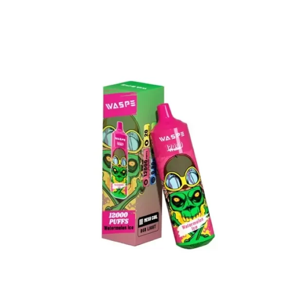 WASPE 12000 PUFFS Digital Box Disposable Vape Watermelon Ice WASPE 12000