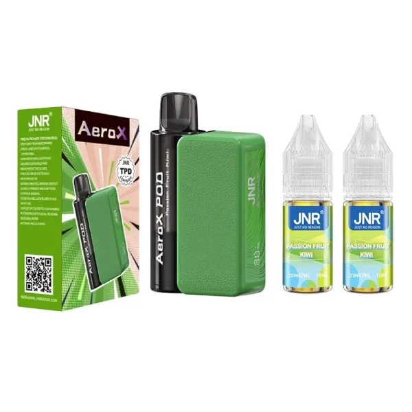 JNR AeroX 32000 puffs Refillable Vape passion fruit kiwi jnr aerox 32000
