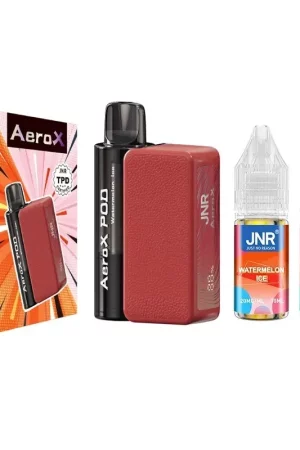 JNR AeroX 32000 puffs Refillable Vape watermelon ice jnr aerox 32000