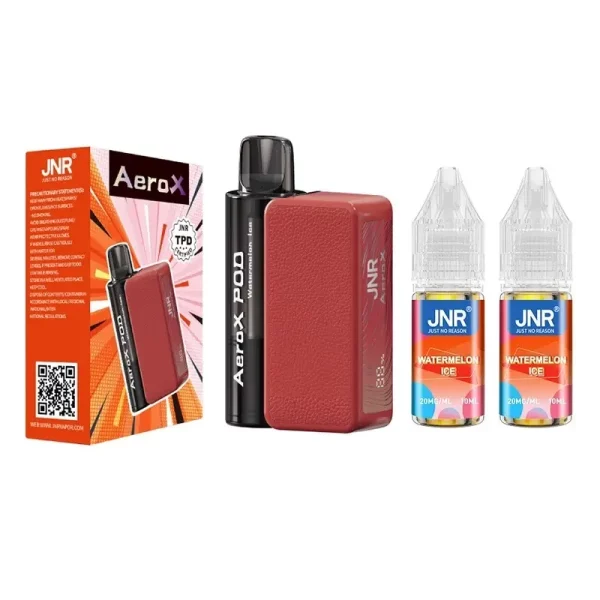 JNR AeroX 32000 puffs Refillable Vape watermelon ice jnr aerox 32000